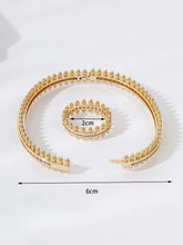 Load image into Gallery viewer, Raya Bangle and Ring Set