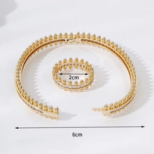 Load image into Gallery viewer, Raya Bangle and Ring Set