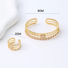 Load image into Gallery viewer, Serena Bangle and Ring Set