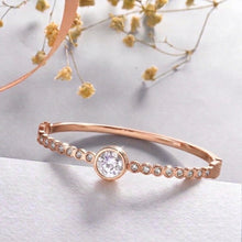 Load image into Gallery viewer, Sabr ~ this too shall pass Rose Gold Bangle