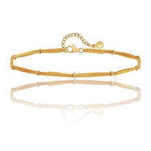 Load image into Gallery viewer, Safir Triple Chain Anklet
