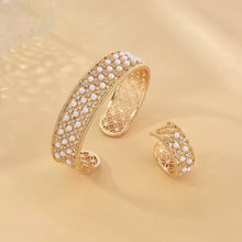 Load image into Gallery viewer, Lulu Cuff Bangle and Ring Set