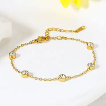 Load image into Gallery viewer, Solitaire Necklace, Bracelet and Earring Set