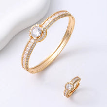 Load image into Gallery viewer, Ayla Bangle and Ring Set