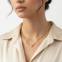 Load image into Gallery viewer, Zayna Crystal Heart Choker