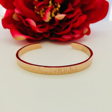 Load image into Gallery viewer, Woman's Beauty Cuff Bangle - 18K Rose Gold Plated