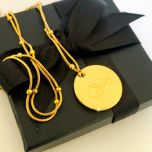 Load image into Gallery viewer, Sincerity Coin Necklace - 18K Yellow Gold Plated