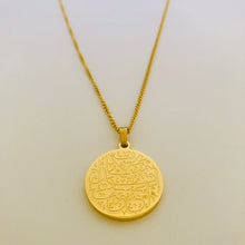 Load image into Gallery viewer, My Mother, My Paradise Necklace - 18K Yellow Gold Plated