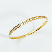 Load image into Gallery viewer, RUMInate Collection - Rumi quotes Yellow Gold Plated Bangle
