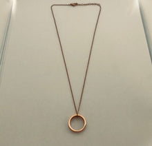 Load image into Gallery viewer, Circle of Strength Necklace - 18K Rose Gold Plated