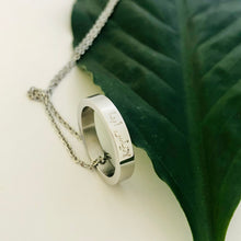 Load image into Gallery viewer, Circle of Strength Necklace - Mirror Finish Stainless Steel