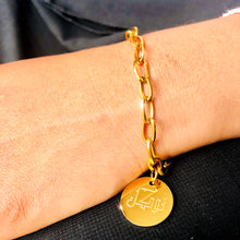 Load image into Gallery viewer, Tawakkul Charm Bracelet - 18K Yellow Gold Plated