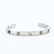 Load image into Gallery viewer, Have Tawakkul - Silver Tone Cuff Bangle