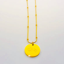 Load image into Gallery viewer, Sincerity Coin Necklace - 18K Yellow Gold Plated