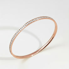 Load image into Gallery viewer, RUMInate Collection - Rumi quotes Rose Gold Plated Bangle