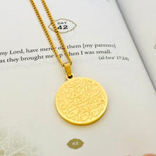 Load image into Gallery viewer, My Mother, My Paradise Necklace - 18K Yellow Gold Plated