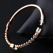Load image into Gallery viewer, Sabr ~ this too shall pass Rose Gold Bangle