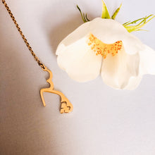 Load image into Gallery viewer, Sabrin - Signature lariat necklace in 18K Rose Gold plated