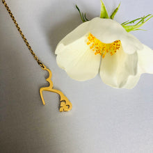 Load image into Gallery viewer, Sabrin - Signature lariat necklace in 18K Yellow Gold plated