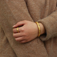 Load image into Gallery viewer, Celestial Collection - Samawi antique gold style bangle