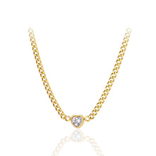 Load image into Gallery viewer, Zayna Crystal Heart Choker
