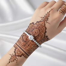 Load image into Gallery viewer, Sabr ~ this too shall pass - Silver Tone Bangle (Premium Stainless Steel)
