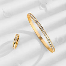 Load image into Gallery viewer, Liyana Bangle and Ring Set
