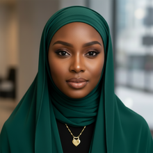 Load image into Gallery viewer, Qalb Al Saada (Heart of Happiness) Contemporary Heart Necklace
