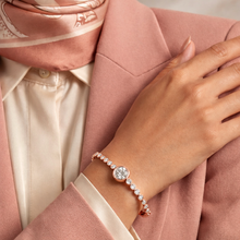 Load image into Gallery viewer, Sabr ~ this too shall pass Rose Gold Bangle
