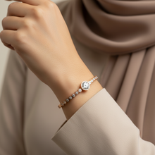 Load image into Gallery viewer, Sabr ~ this too shall pass Rose Gold Bangle
