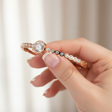 Load image into Gallery viewer, Sabr ~ this too shall pass Rose Gold Bangle
