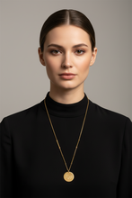 Load image into Gallery viewer, Tawakkul Rose Gold Bar Chain Necklace - 18K Rose Gold Plated
