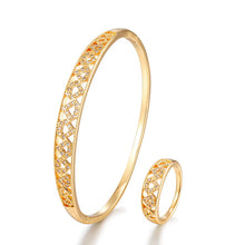 Load image into Gallery viewer, Soraya Bangle and Ring Set
