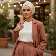 Load image into Gallery viewer, Crystal Moon Necklace in 18K Gold Plating
