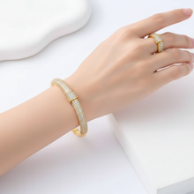 Load image into Gallery viewer, Kyra Bangle And Ring Set
