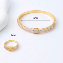 Load image into Gallery viewer, Kyra Bangle And Ring Set
