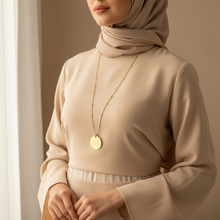 Load image into Gallery viewer, Sincerity Coin Necklace - 18K Yellow Gold Plated
