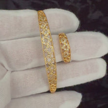 Load and play video in Gallery viewer, Soraya Bangle and Ring Set
