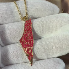 Load and play video in Gallery viewer, Palestine Tatreez Necklace

