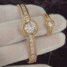 Load and play video in Gallery viewer, Ayla Bangle and Ring Set
