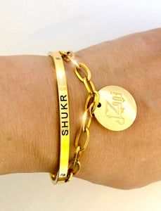 Tawakkul Charm Bracelet - 18K Yellow Gold Plated