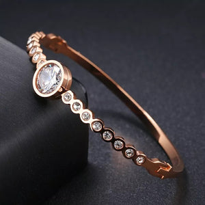 Sabr ~ this too shall pass Rose Gold Plated Bangle