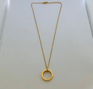 Circle of Strength Necklace  - 18K Yellow Gold Plated