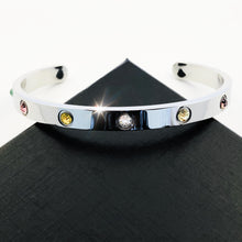 Load image into Gallery viewer, Have Tawakkul - Silver Tone Cuff Bangle

