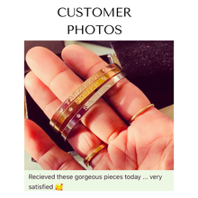 Load image into Gallery viewer, ‘Faith Foundations&#39; Collection - 3 Cuff Bangles

