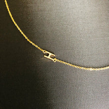 Load image into Gallery viewer, Rolled Gold Initial Necklace  - letter H
