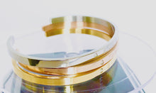 Load and play video in Gallery viewer, ‘Faith Foundations&#39; Collection - 3 Cuff Bangles
