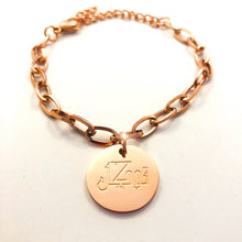 Load image into Gallery viewer, Tawakkul Charm Bracelet - 18K Rose Gold Plated

