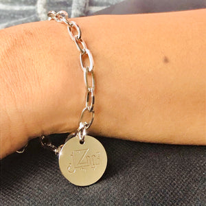 Tawakkul Charm Bracelet - 18K White Gold Plated