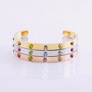 Have Tawakkul - Silver Tone Cuff Bangle